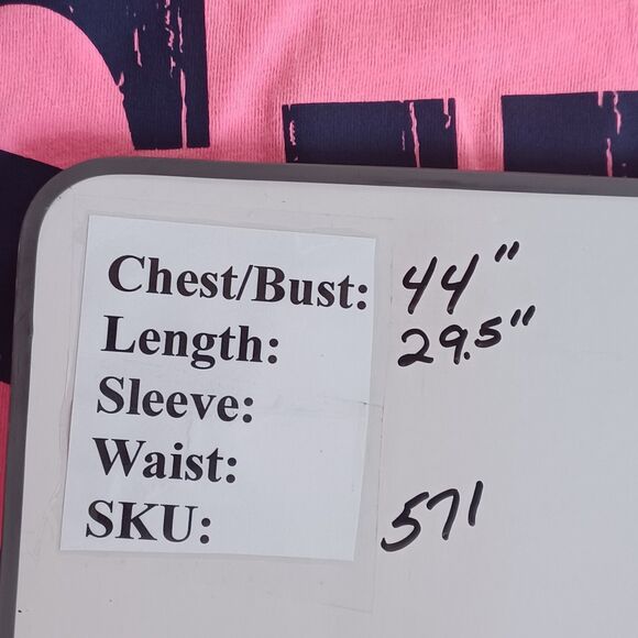 Alvin's Island Size M Surf Tank Top Pink Gulf Shores Sleeveless  100% Cotton NWT - Picture 6 of 6